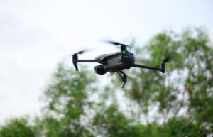 Drone pour infliger des amendes aux propriétaires de chiens