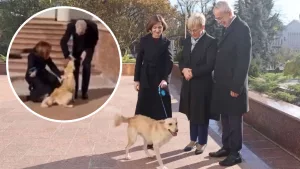En visite en Moldavie, le président d’Autriche a été mordu par le chien de la présidente de Moldavie